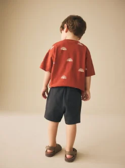 Antraciet - Jersey short (3 mnd-7 jr)
