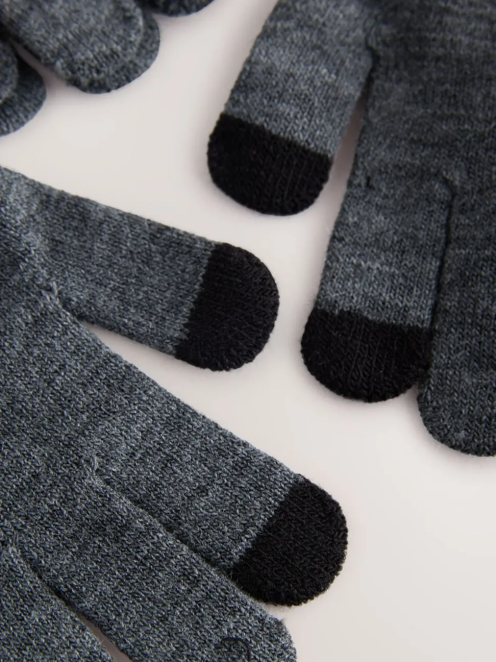 Antraciet - Magic handschoenen 3 paar (3-16jr)
