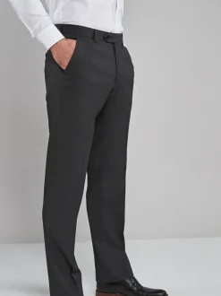 Antraciet - Normale Pasvorm - Chique stretchy broek