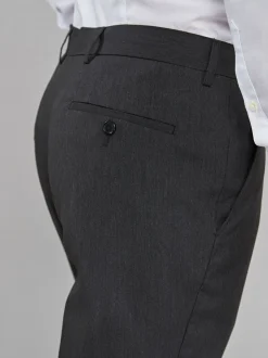 Antraciet - Normale Pasvorm - Chique stretchy broek