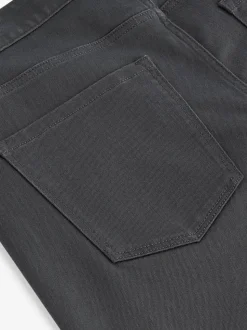 Antraciet - Rechte, klassieke jeans met stretch