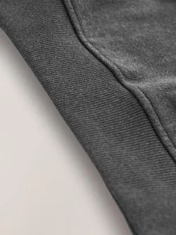 Antraciet - Schoolsweater met ronde hals (3-17jr)