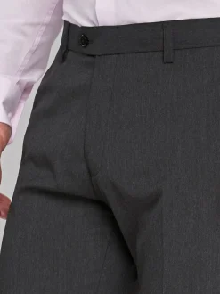 Antraciet - Slim Fit - Chique stretchy broek
