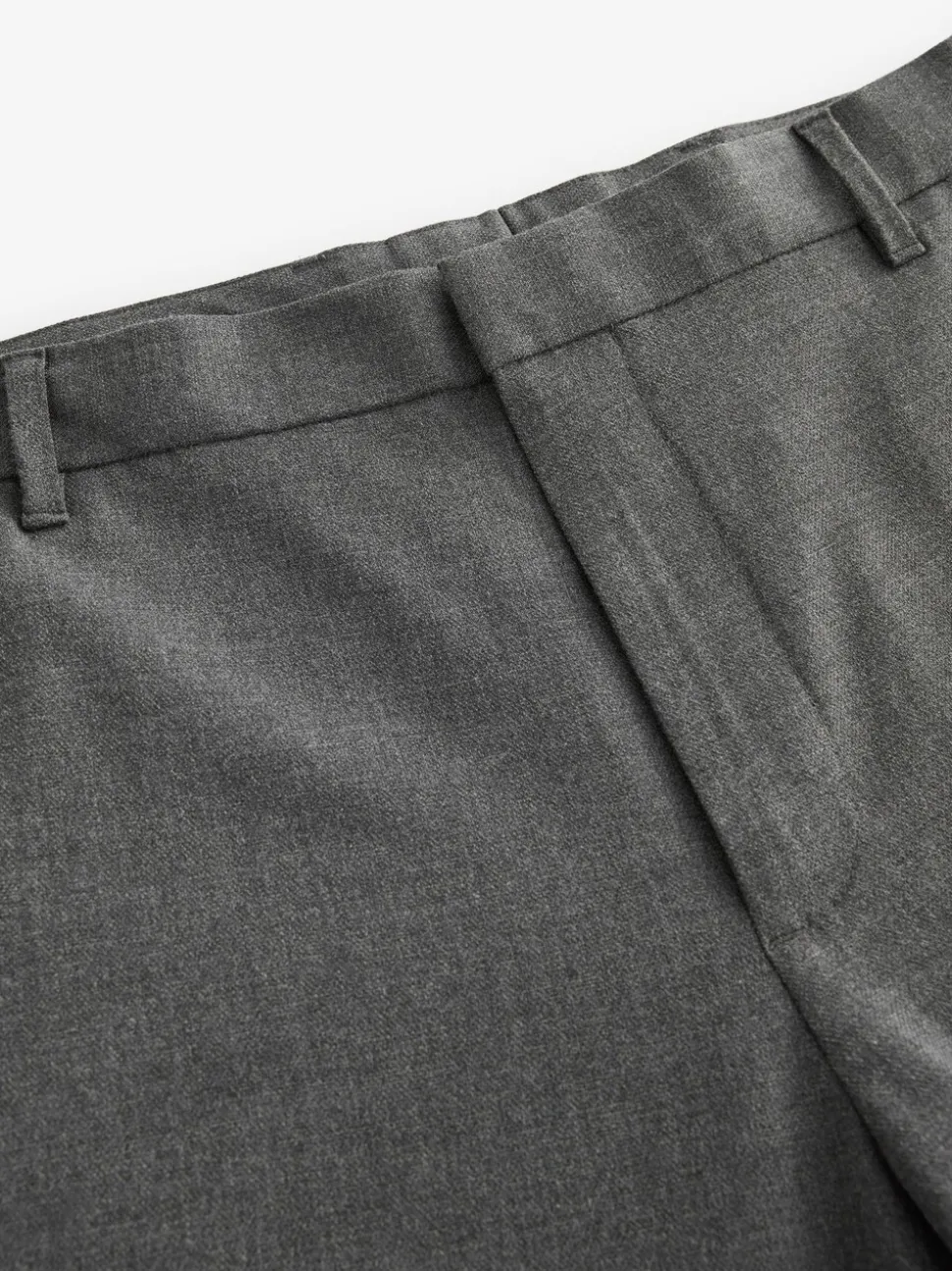 Antraciet - Slim Fit - Elasticated Waist Motionflex Stretch Smart Trousers