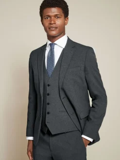 Antraciet - Slim Fit - Must-have kostuum: colbert