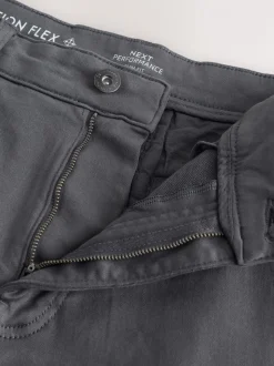 Antraciet - Slim Fit Motionflex Strech Cargo Trousers