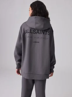 Antraciet - smALLSAINTS Oversized Underground Pullover Hoodie