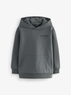 Antraciet - smALLSAINTS Oversized Underground Pullover Hoodie
