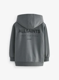 Antraciet - smALLSAINTS Oversized Underground Pullover Hoodie