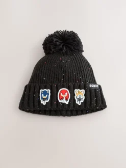 Antraciet - Sonic The Hedgehog Pom Beanie (3-16jr)