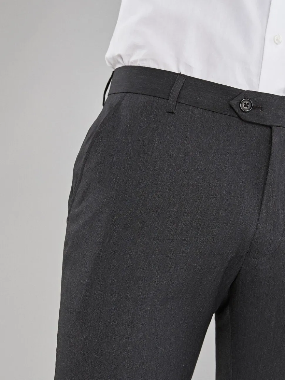 Antraciet - Strakke Pasvorm - Chique stretchy broek