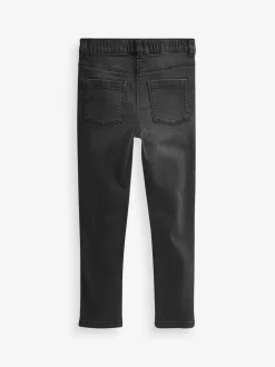 Antraciet - Stretchleggings (3-16 jr)