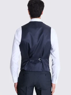 Antraciet - Tailored - MOSS Stretch Suit Waistcoat