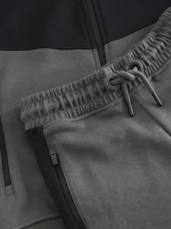 Antraciet - Tech Sportswear Hoodie and Joggers Set