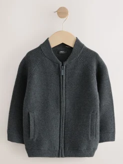 Antraciet - Vest met ritssluiting (3 mnd-7 jr)