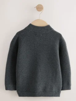 Antraciet - Vest met ritssluiting (3 mnd-7 jr)