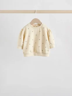 Antracietgrijs & Crème - Baby sweatshirt en joggingbroek 6 -delige set (0mnd -2jr)