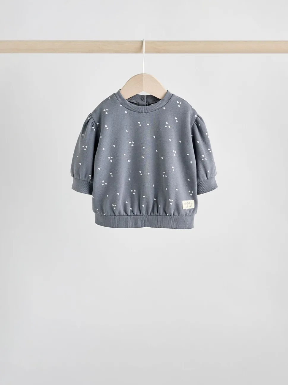 Antracietgrijs & Crème - Baby sweatshirt en joggingbroek 6 -delige set (0mnd -2jr)