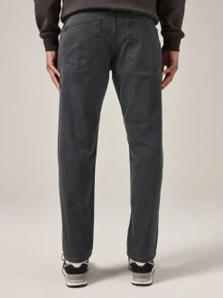 Antracietgrijs - Enkele - Slim fit klassieke stretchy jeans
