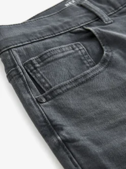 Antracietgrijs - Enkele - Slim fit klassieke stretchy jeans
