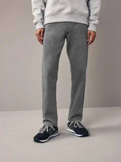 Antracietgrijs - Slim Fit - Comfortabele stretchjeans