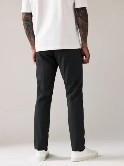 Antracietgrijs - Slim Fit - Stretchy chino