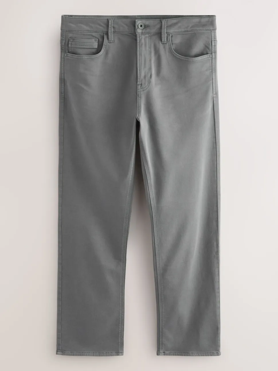 Antracietgrijs - Straight fit - Comfortabele stretchjeans