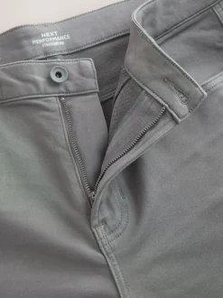 Antracietgrijs - Straight fit - Comfortabele stretchjeans