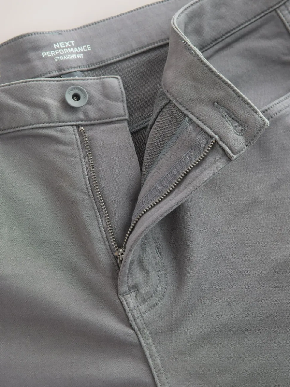Antracietgrijs - Straight fit - Comfortabele stretchjeans