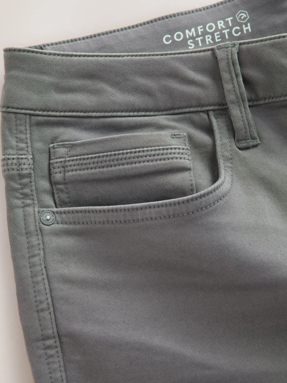 Antracietgrijs - Straight fit - Comfortabele stretchjeans