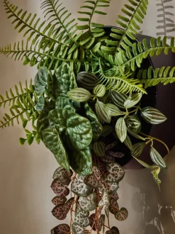 Artificial Plants in Bronx Wall Hanging Planter