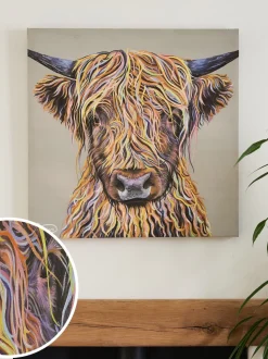 Artist Collection wanddecoratie Harry The Highland Cow van Emily Howard
