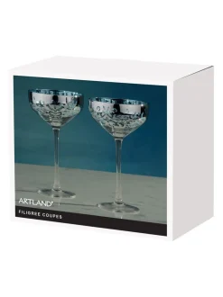 Artland set van 2 filigraan champagneglazen