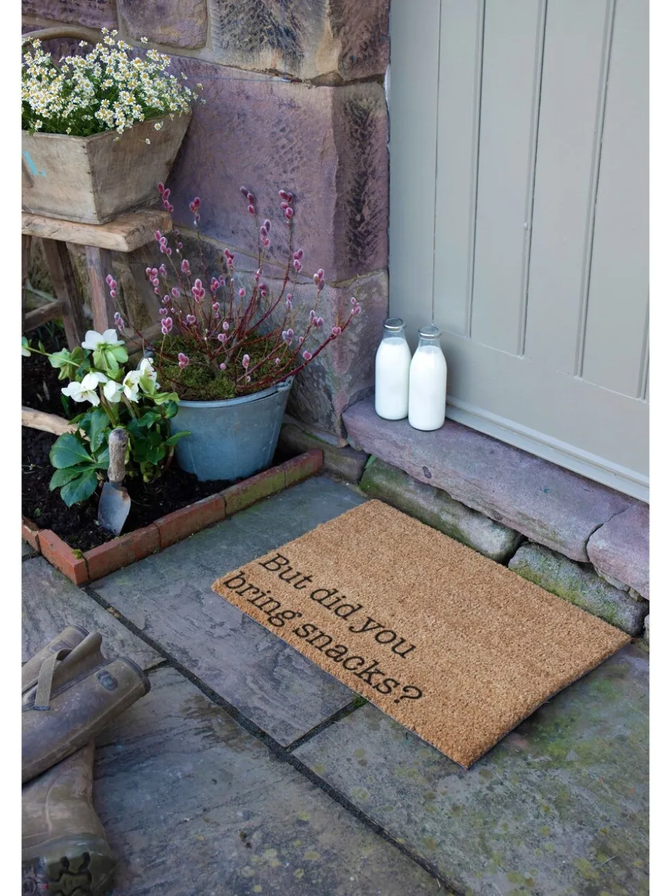 Artsy Mats But Did You Brings Snacks deurmat