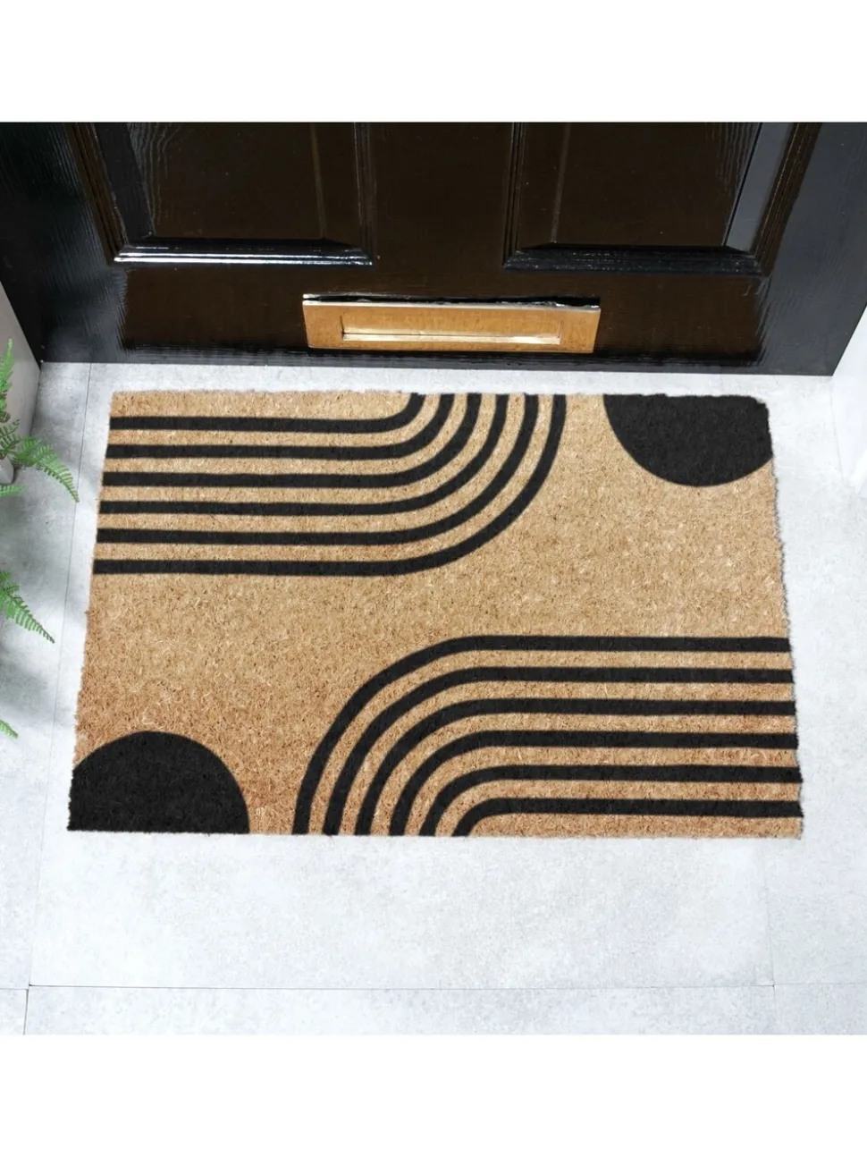 Artsy Mats deurmat met abstracte lijnen