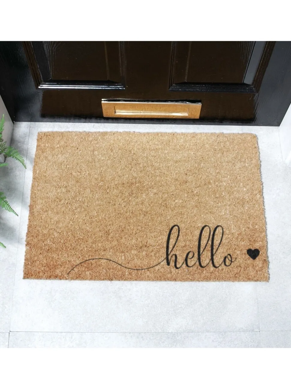 Artsy Mats Hello Scribble Hart Deurmat