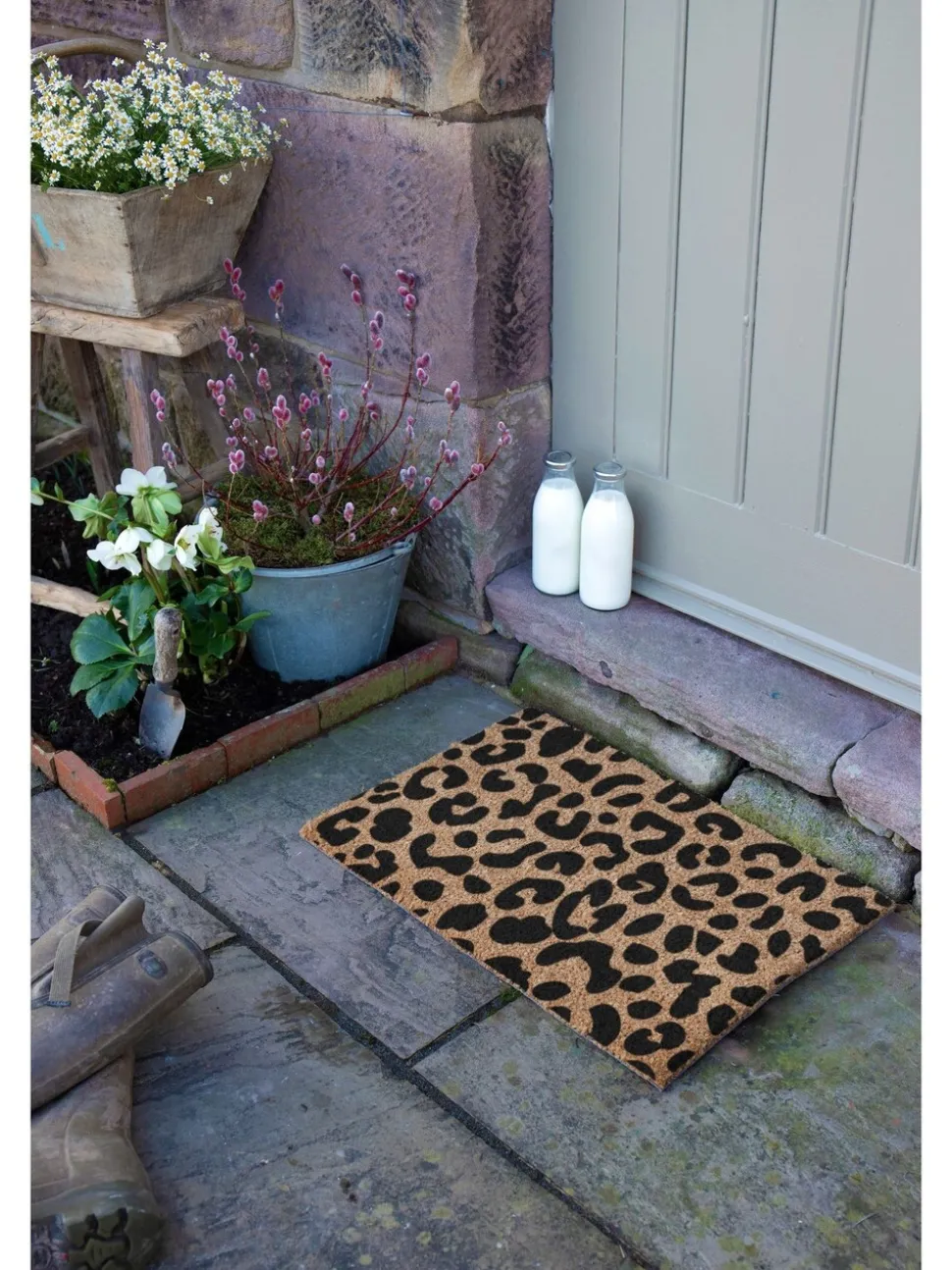 Artsy Mats Leopard Print Doormat