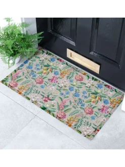 Artsy Mats opvallende Bloemen deurmat voor binnen en buiten