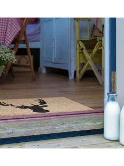 Artsy Mats Stagshead deurmat met hertenkopprint