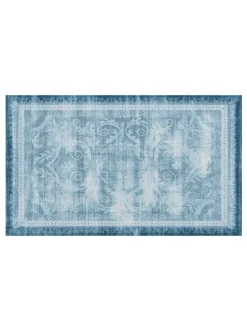 Artsy Mats Verbleekte Blauw Perzische Stijl Binnen- en Buitendeurmat