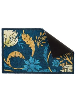 Artsy Mats William Morris Blue Indoor Washable Doormat