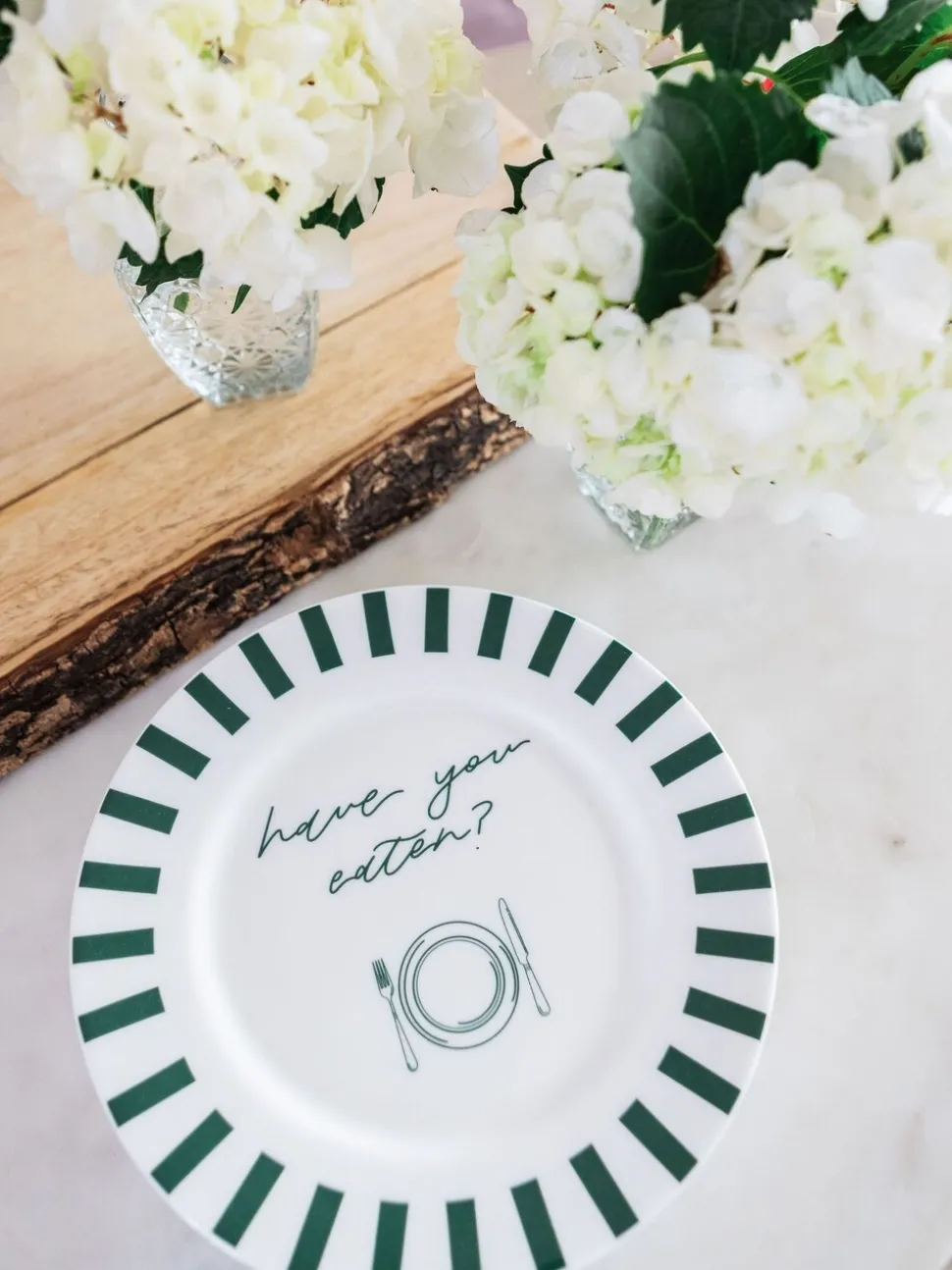 Avalon Home Have You Eaten Dessert Plate