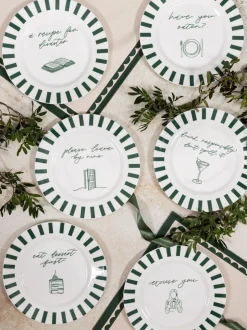 Avalon Home Recipe for Disaster Dessert Plate