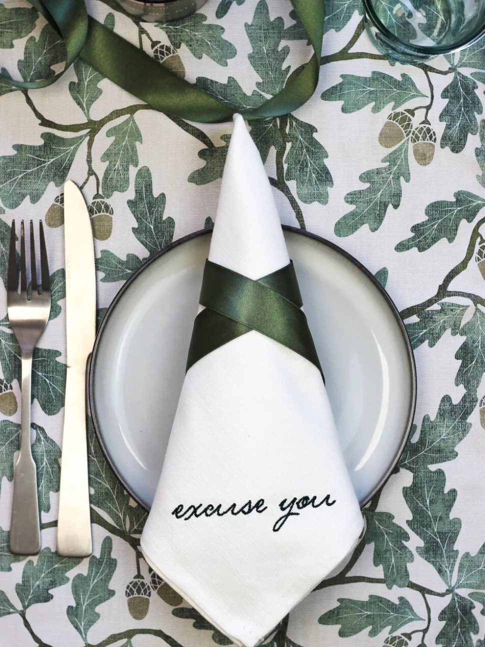 Avalon Wonen Set van 4 Manners Collectie 100% katoenen servetten in geschenkdoos