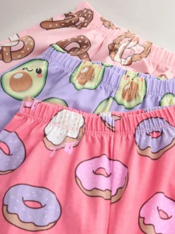 Avocado-sloganprint - Verpakking van 3 pyjama's met joggingbroek (3-16 jr)