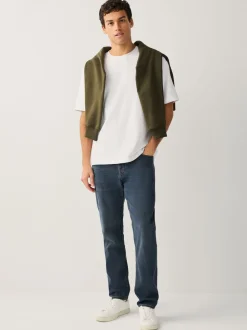 Avondblauw - Slim Fit - Motionflex jeans