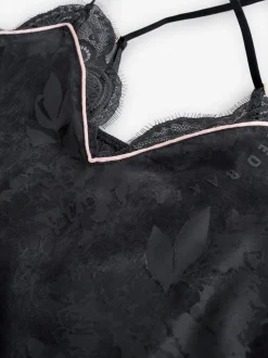 B by Ted Baker Black Jacquard Floral Cami Pyjamas