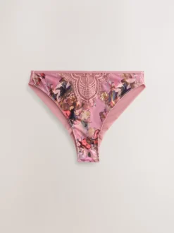 B by Ted Baker Pink Floral High Leg Briefs