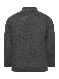 BadRhino Big & Tall Full Zip Cable Sherpa Lined Jacket