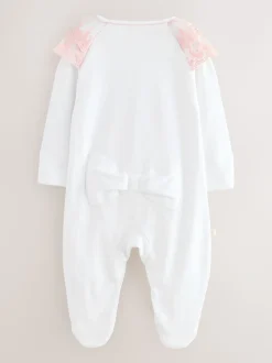 Baker by Ted Baker - Born in 2026 - Witte pyjama met konijntjes